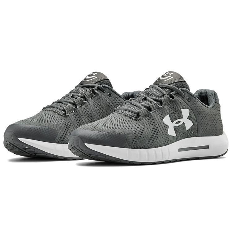 Under Armour Micro G Pursuit BP Pitch Grey White Unisex Tenisky 3021953-103