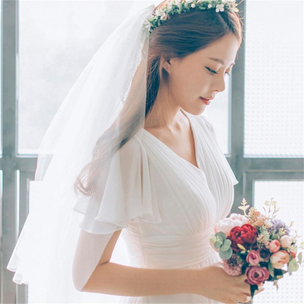 CHUMO Wedding Evening Long Banquet Size [DYIOPMFGZ] Women's Dress, Dress, Dress, Dress, V-Neck, Simple, Elegant, Elegant, Formal, Wedding, Reception,