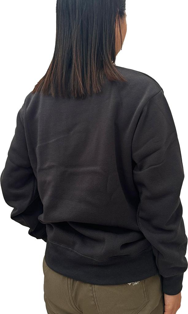 Logo Spark Damen Fleecegefüttertes Crew Sweatshirt, Größen M und L (M, 48 Sumikuro)