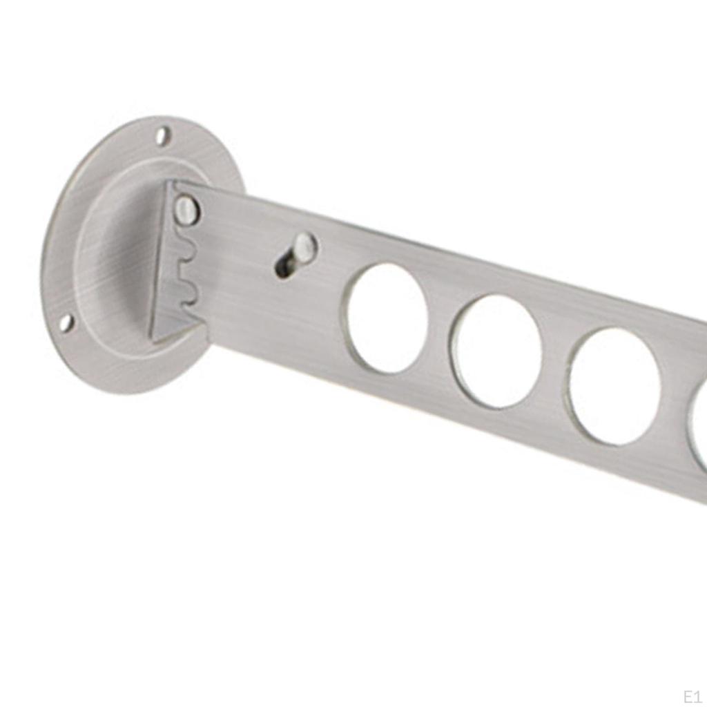 Skládací věšák na šaty Skládací nástěnný úložný prostor na oblečení Montáž z nerezové oceli