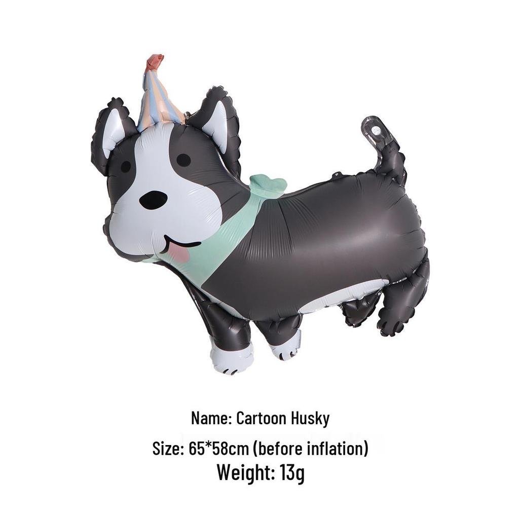 Matte Aluminum Capybara Cartoon Balloons for Kids' Birthday Party Decorations