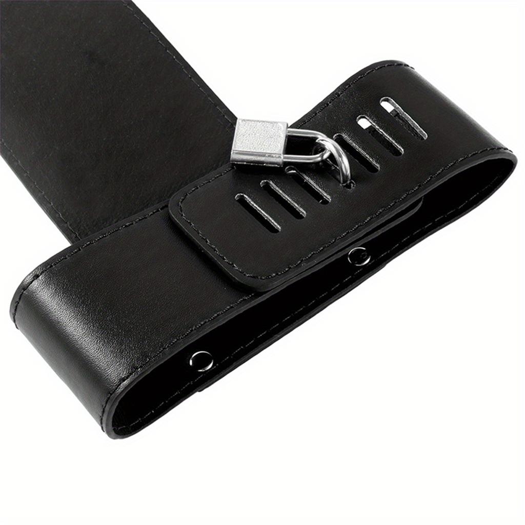 MEMIO 1pc BDSM Bondage Women's Reversible Adjustable Binding Handcuffs Leather Garment Bondage Flirting Tools Alternative Adult Sex Toys For A Woman