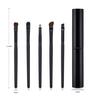 5pcs Portable Mini Eye Makeup Brushes Set Smudge Eyeshadow Eyeliner Eyebrow Brush