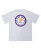 BEN DAVIS Original Rose Print Tee Charcoal
