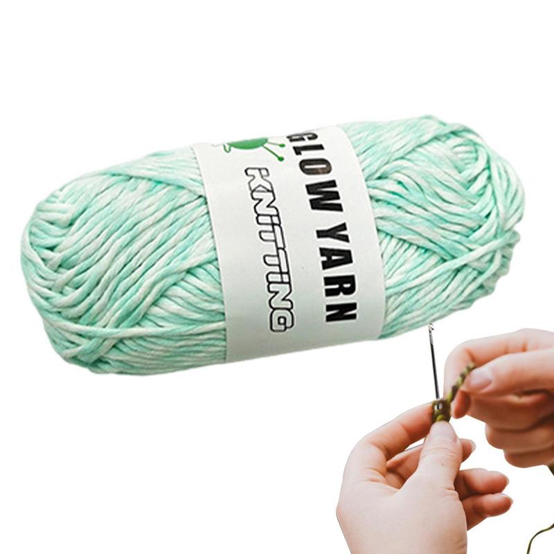 

Novel Functional Glow In The Dark Yarn Luminous Fluorescent Embroidery Thread Supplies For Handmade Art Craft Crocheting Weaving