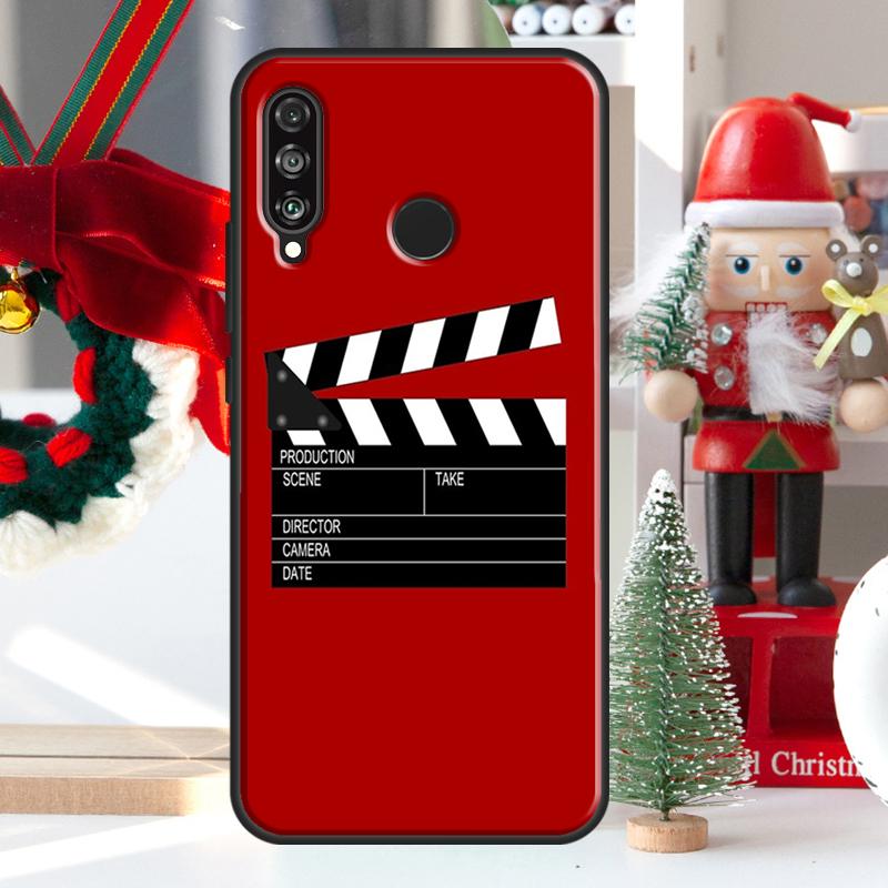 Film Movie maker Clapperboard Take For Huawei Nova 7i 8i 11i 12i 12s Y73 Y70 Y90 Y60 Y72 Y61 Y91 9 10 SE P30 Pro P40 Lite Case