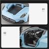 1/22 Scale Maserati MC20 Sport Car Model with Sound and Light, Pull Back Alloy Model Diecast Model Car for Kids Toy Gift