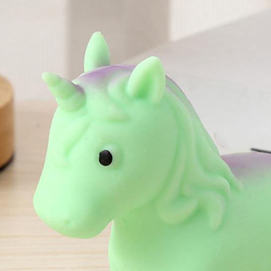 Flour Filling Horse Squeeze Toy Stretchy Slow Rebound Simulation Pony Fidget Toy Soft Animal Shape Sensory Pinch Toy