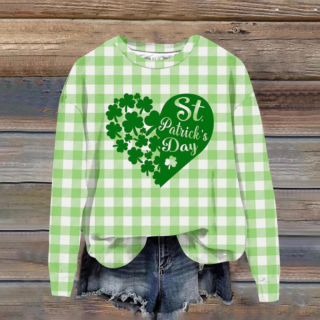 Women's Fashion Casual Long Sleeve Loose Printed Sweatshirt