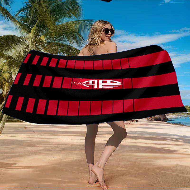Bolton Wanderers Crest Design Beach Towel Microfiber Beach Towel, Lightweight and Quick-Dry, for Summer Travel, Swimming Pool Fan Birthday Gift