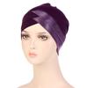 Knitted Turban Cap With Cross Front Style For Women Summer Winter Fashion