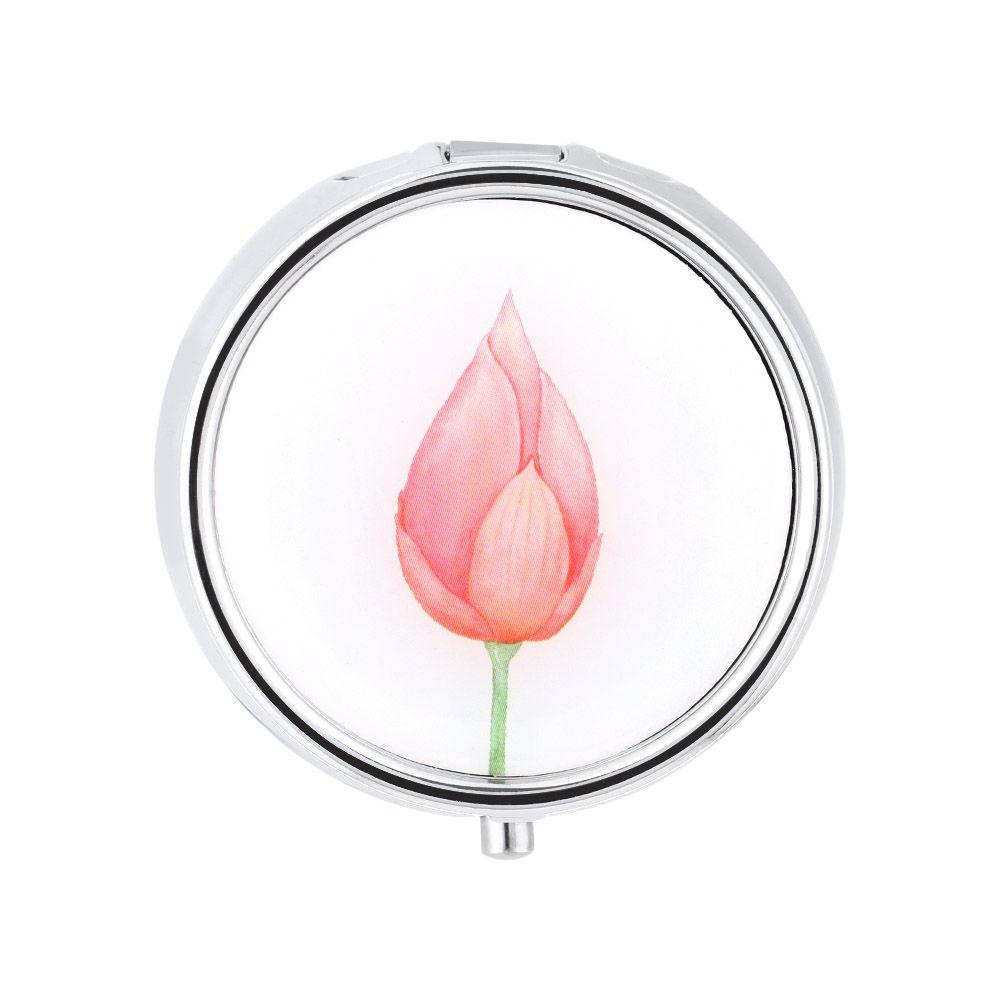 Metal Portable Travel Pill Box Medicine Organizer Pill Cases Makeup Storage Container