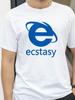 Streetwear Ecstasy New T Shirt Y2K Men Harajuku White Tshirt Letter Pattern Printing Oversize Loose Shortsleeved Gothic Top
