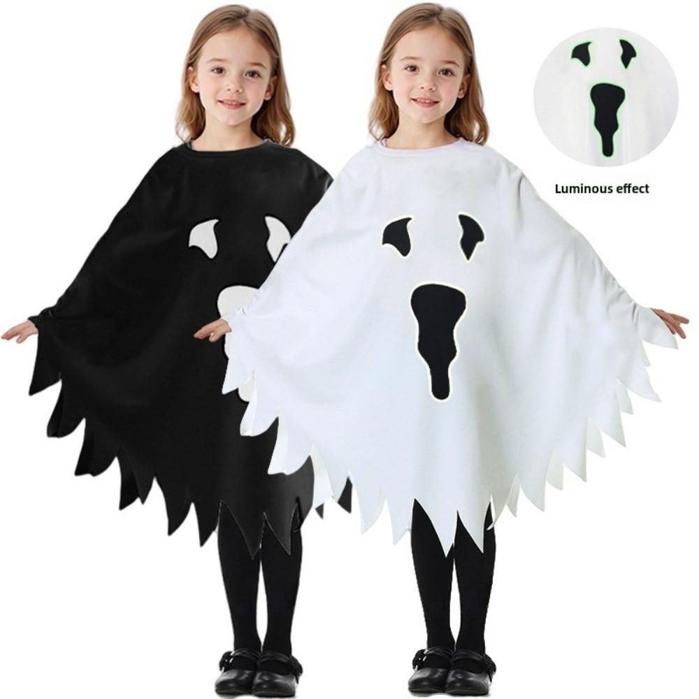 Fun Interaction Glowing Ghost Cape Party Cloak Luminous Ghost Shawl  Kids
