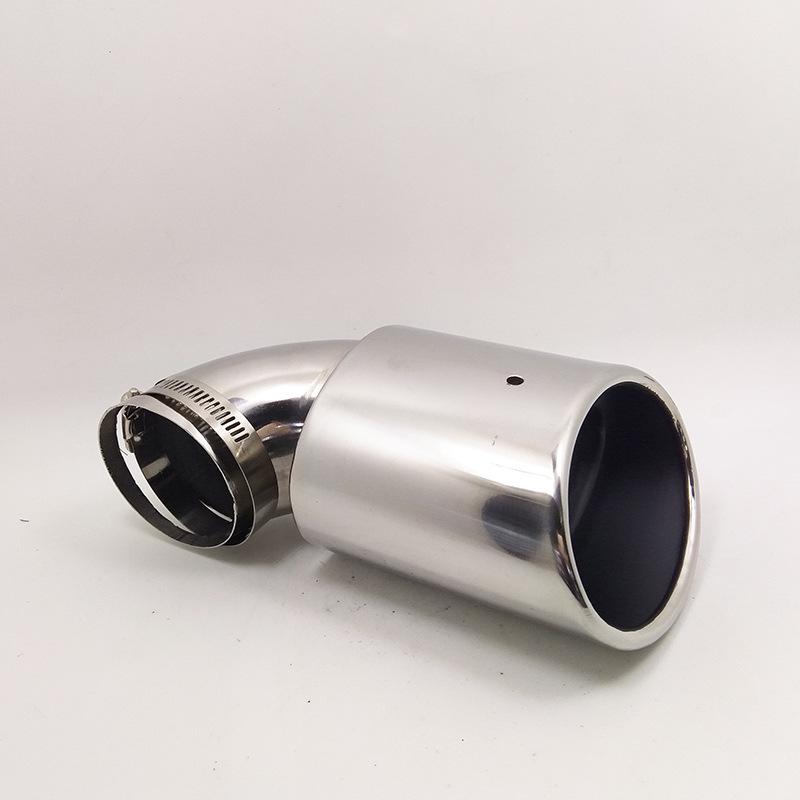 Țeavă de eșapament decorativă argintie pentru Nissan Qashqai