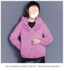 Women's Plus Size Hooded Fleece Coat - Double-Sided Velvet Sweatshirt, Warm Winter Pajamas