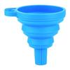 Silicone Folding Funnel with Long Neck - Telescopic and Thickened for Kitchen Liquid Filling
