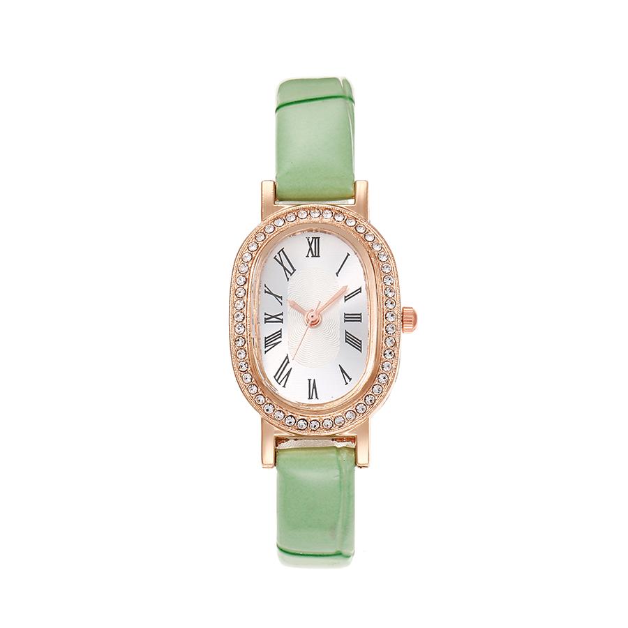 French vintage exquisite minimalist personal wine barrel leather belt quartz watch for students in the summer graduation season