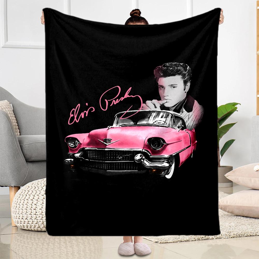 Elvis Presley Performance Blanket Durable Comfort Perfect for Sofa Livingroom Office for All Occasions Modern Birthday Christmas Gift Blanket