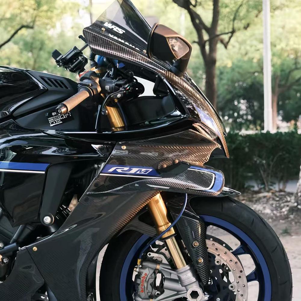 R1 2025 WINGLETKIT For Yamaha YZF R1M 2020-2025 Motorcycle Aerodynamic Wing Kit Side Wing Fixed Wing Spoiler Fairing Accessories