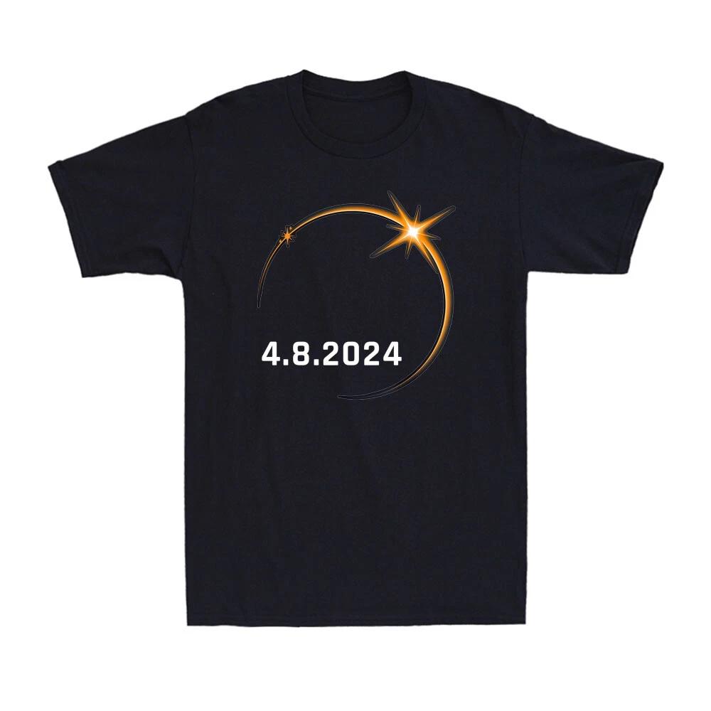 Total Solar Eclipse 2024 USA April 8 2024 Total Solar Eclipse Gift Men s T-Shirt S
