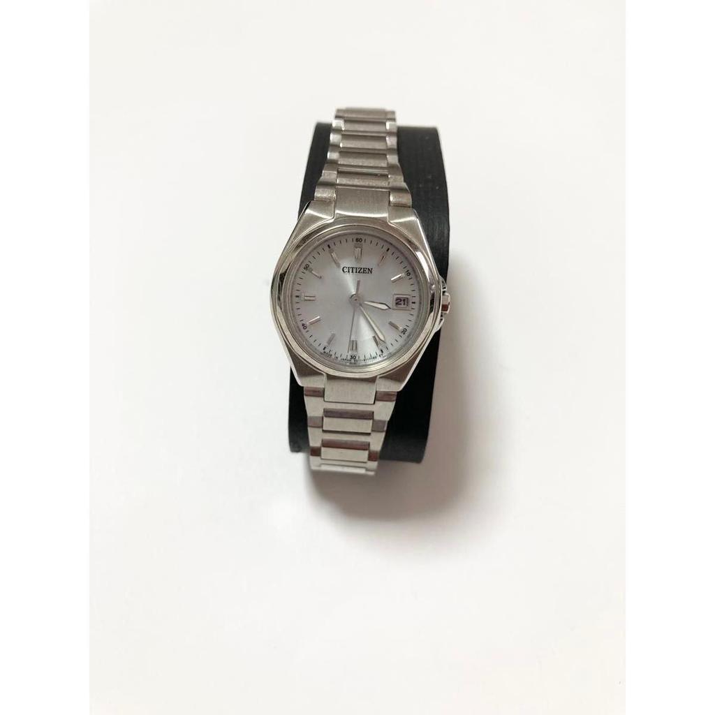 Used CITIZEN Citizen Watch Silver Eco Drive Crystal Glass Water Resistant to 10 ATM