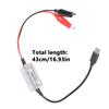 Emergency Car Battery Charging Cable 5V to 13.8V Converter Output for Motorcycle Car Vehicle Charging Accessories