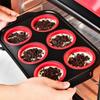 Easy To Demold Carbon Steel Silicone Baking Pan Nonstick Cupcake Baking Tray Muffin Tray  Bakery