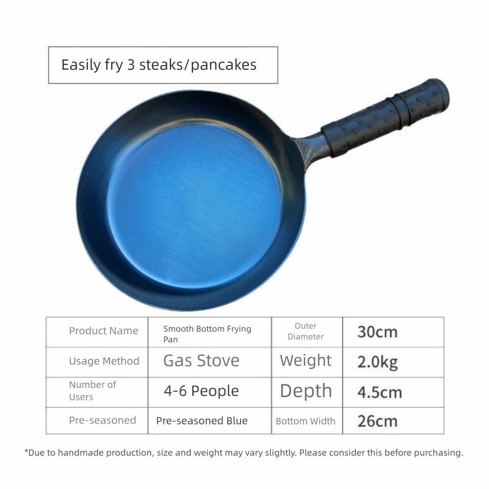 Tigaie de fier neacoperită 20-34cm Tigaie pentru friptură și ouă Durabilă Tigaie din fontă Aragaz cu gaz inducție