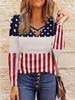 Summer 2026 Women's Leopard Print V-neck Patchwork Top