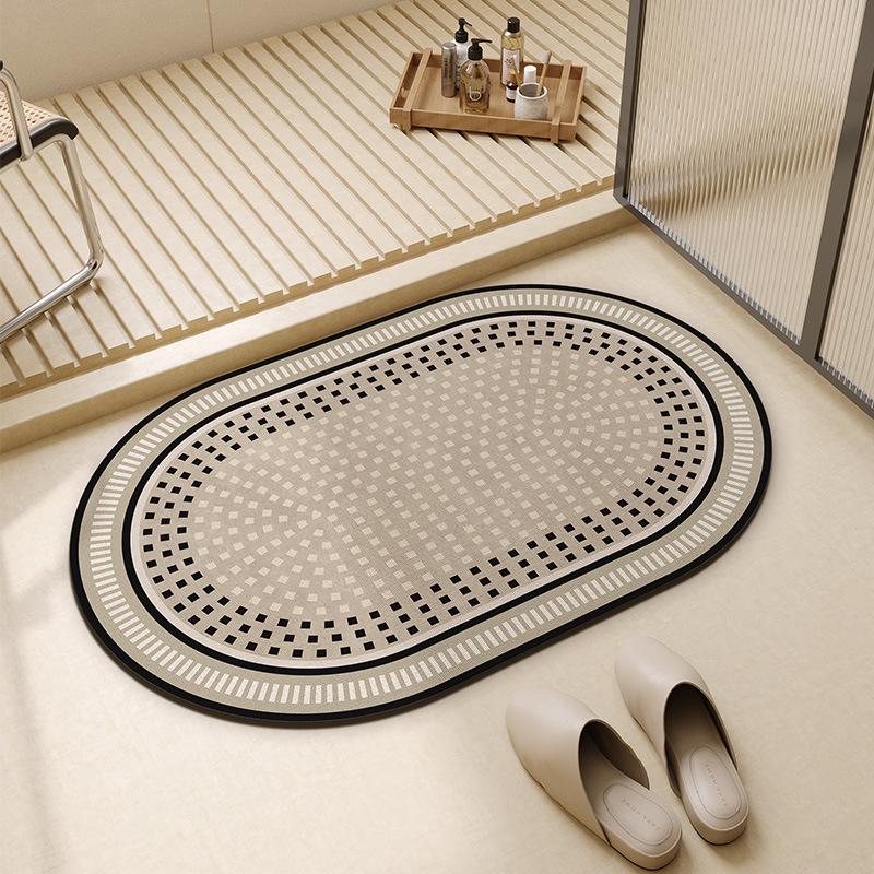 

Прочные нескользящие полукруглые впитывающие коврики для домашнего использования 40×60cm