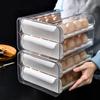 Double-Layer 32-Grid Transparent Egg Storage Box