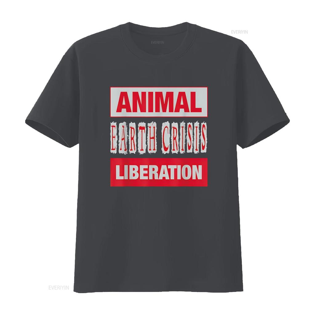 Animal Earth Crisis Liberation Rights T Shirt vintage Washed Comfortable Stylish Top For Everyday Wear Slightly fashion Casual
