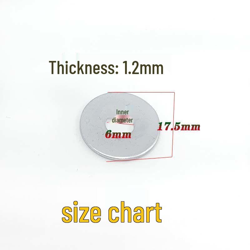 Galvanized Iron Thick Flat Washer M4 M5 M6 Screw Spacer