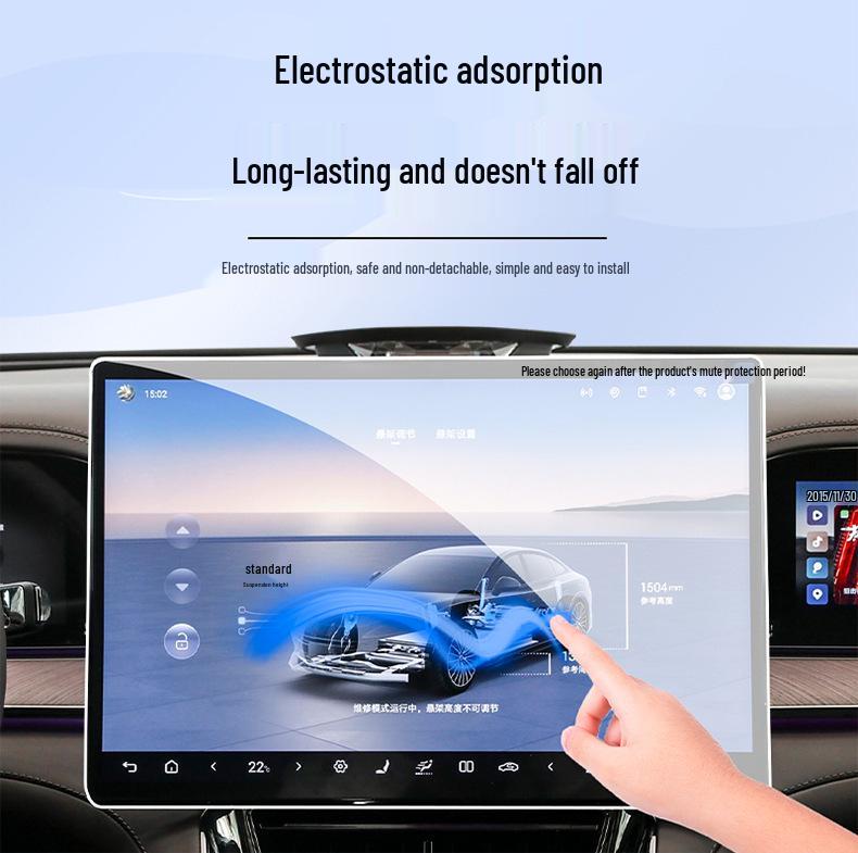 Xiaomi SU7 Ultra Dashboard Screen Protector - Tempered Interior Film for Navigation Control