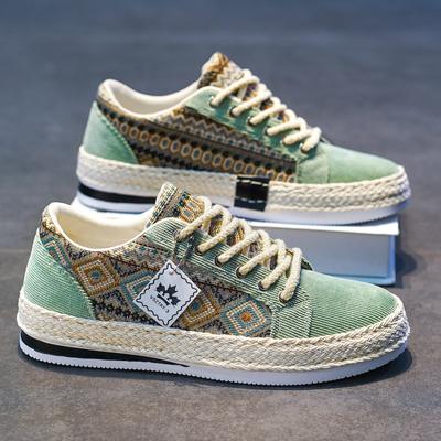 Fashion Canvas Sneakers Breathable Espadrilles New Casual Shoes Men Comfortable Walking Platform Vulcanized Sneakers Male