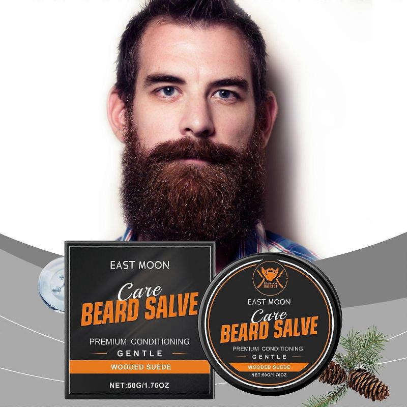 Men's Wooden Beard Care Cream Soft and Styling Nourishes Beard Moisturizing Gentle Smooth Shine