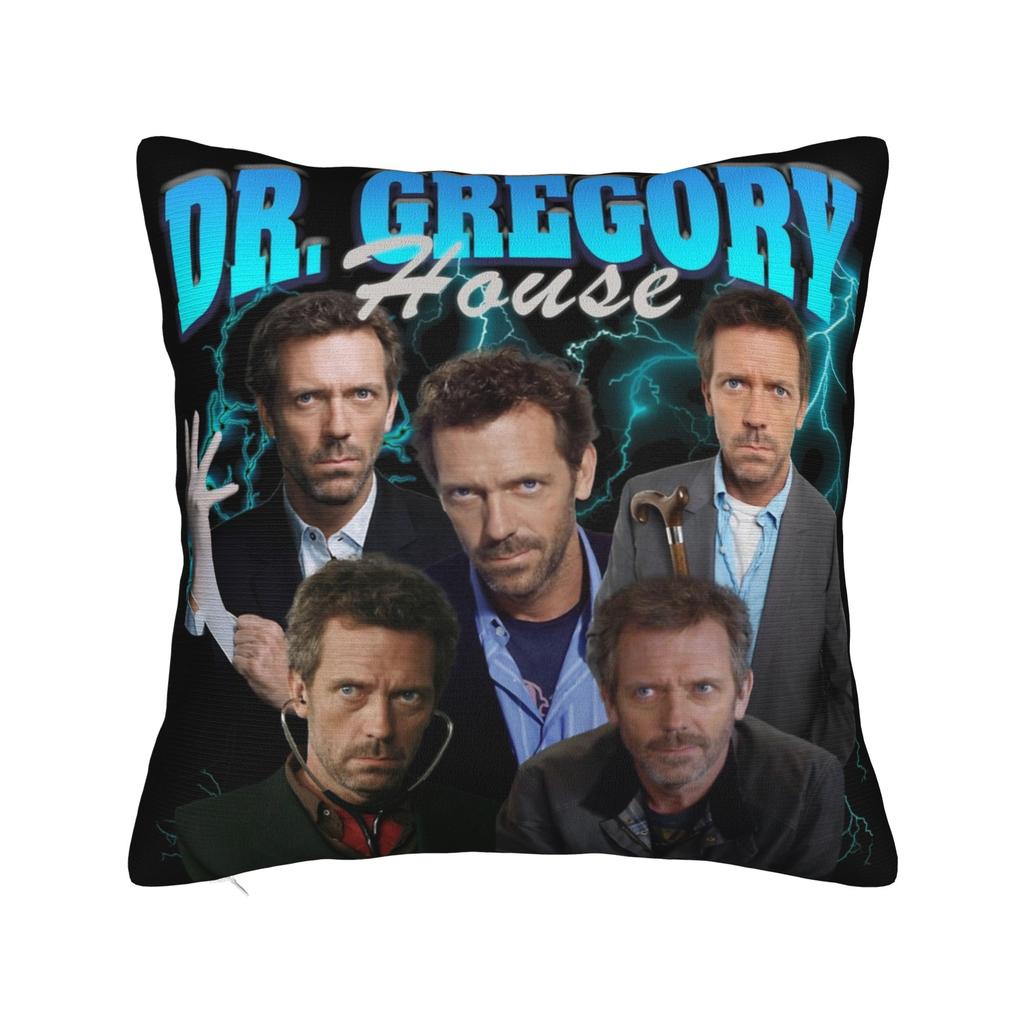 House MD Dr Gregory House Pillow Covers Product Soft Cushion Cover Decorations  Throw Pillow Case Cover Home Multiple Sizes