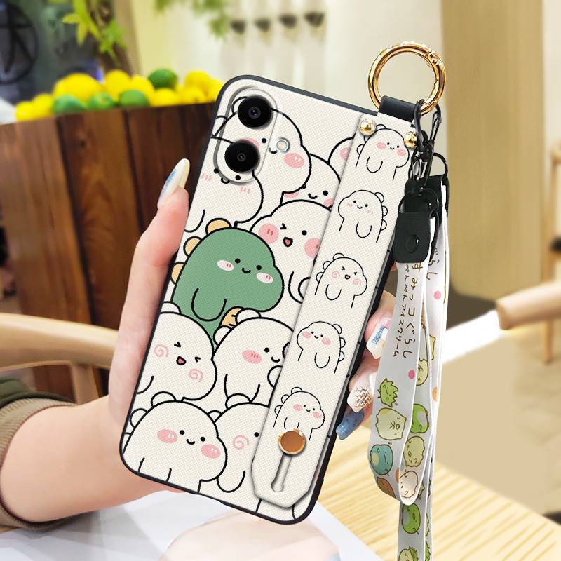 Cute Anti-knock Phone Case For Samsung Galaxy A06/SM-A065F/M Wristband Ring Fashion Design Waterproof Durable Shockproof