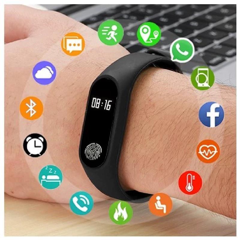 Smart Bluetooth Fitness Tracker Watch With Step Counter And Alarm For Men Women