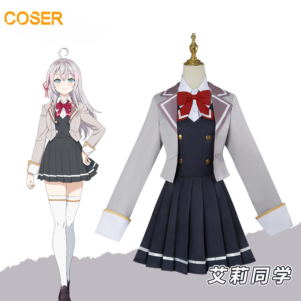 Anime Alya A Volte Nasconde i Suoi Sentimenti in Russo Alisa Mikhailova Kujou Costume Cosplay Festa di Halloween Outfit per Role Play Vestito