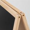 Double-Sided Foldable Wooden Magnetic Easel & Blackboard for Writing, Drawing, and Valentine's Day Decor