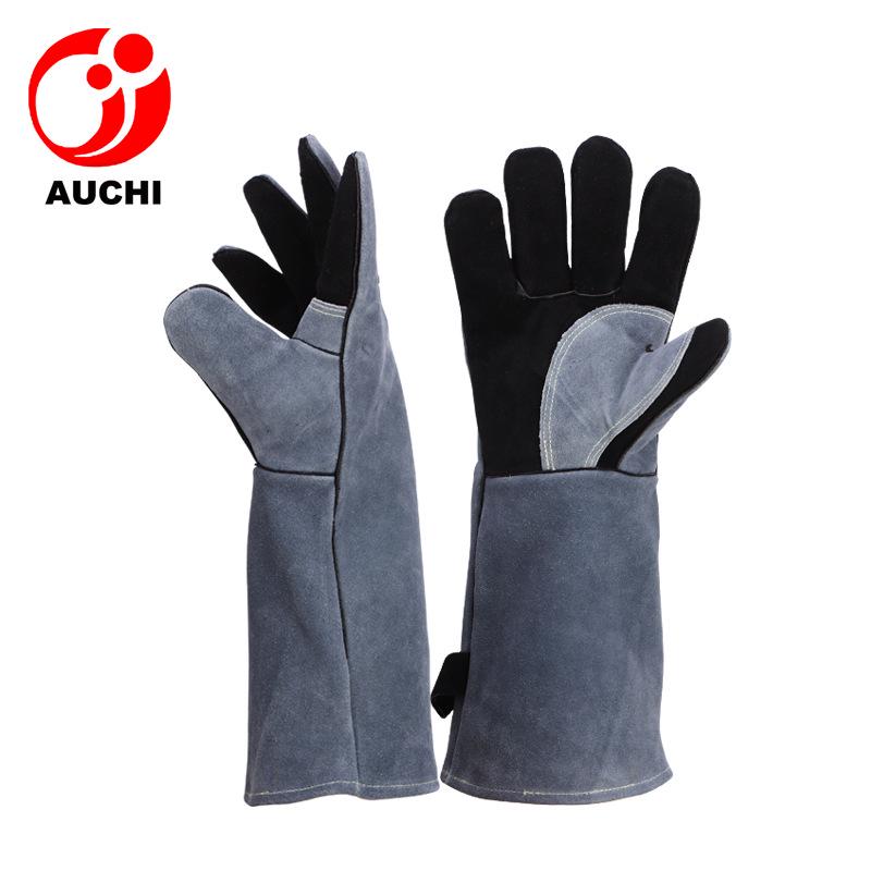 Oqi Heat-Resistant BBQ Gloves: Flameproof, Anti-Scald, Outdoor Barbecue & Oven Protection.