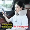 Electric U-Shaped Memory Foam Car Neck and Cervical Pillow