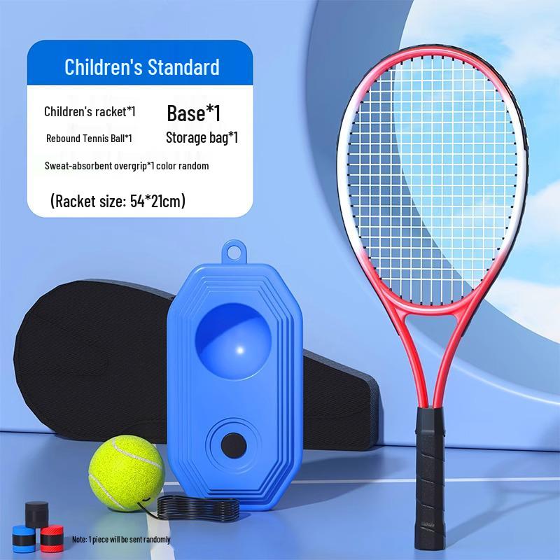Tennis Rebound Trainer for Solo Practice - High Elasticity Racket & String System for Adults