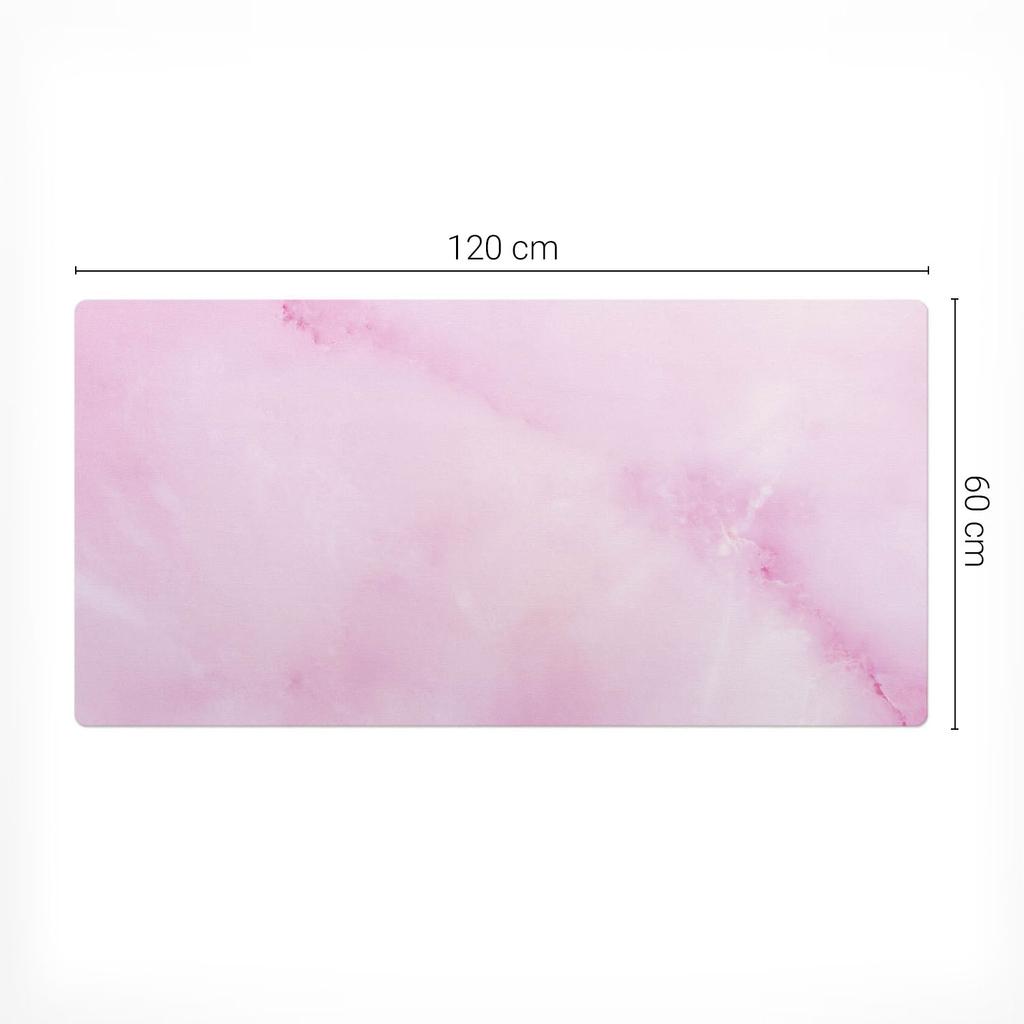 Non-slip Protective Desk Mat with Delicate Marble Graphic 120X60 Cm