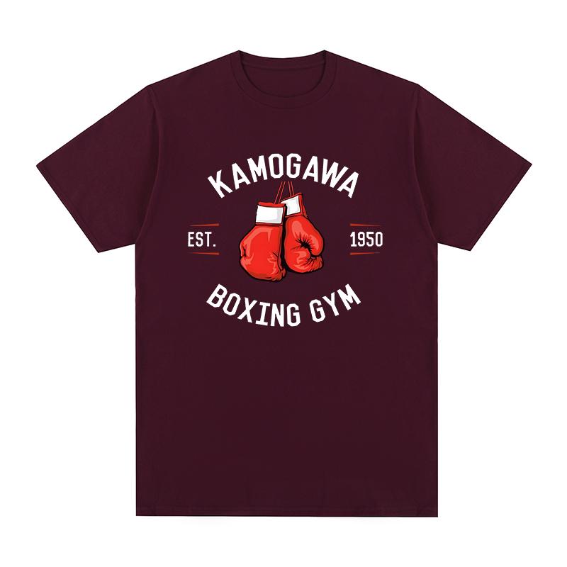 Hajime No Ippo Anime Vintage Tshirt Kamogawa Boxing Gym Y2K Hip Hop Summer Cotton Men T Shirt New TEE TSHIRT Womens Tops