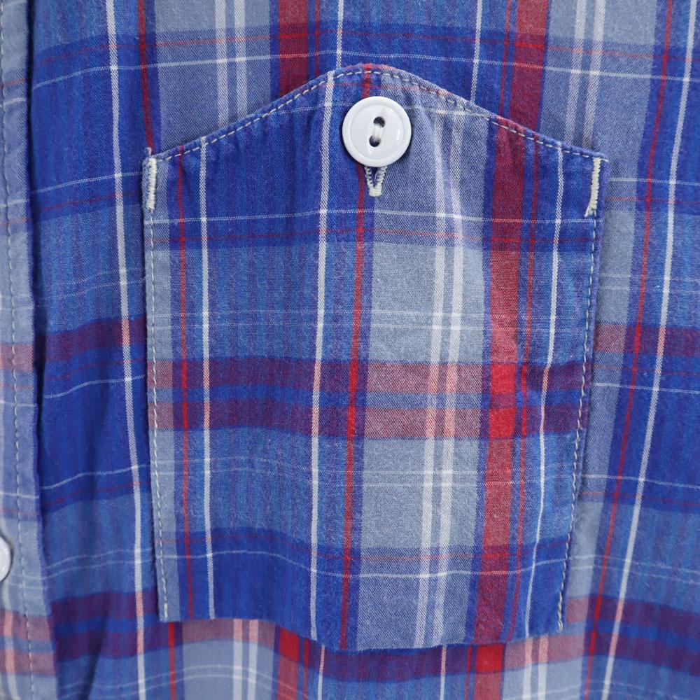 ENGINEERED GARMENTS Made in USA Check Pattern Long sleeve shirt XS Blue Men's Used