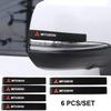 6PCS Car Door Edge Protector Strip Car Exterior Stickers Car Accessories for Mitsubishi Outlander 3 Lancer EX ASX Pajero