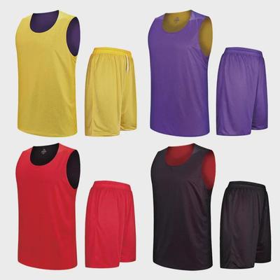 Maglie da basket reversibili unisex: Comodo, Ampio, Resistente alle rughe, Personalizzabile.